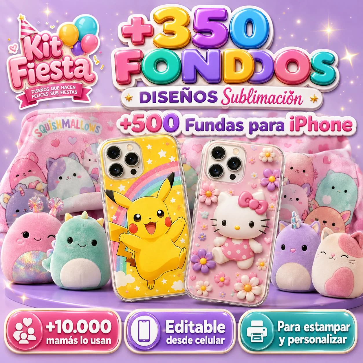 MEGA Pack Sublimación + iPhone