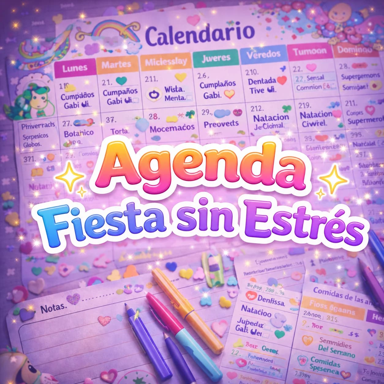 Agenda Fiesta sin Estrés