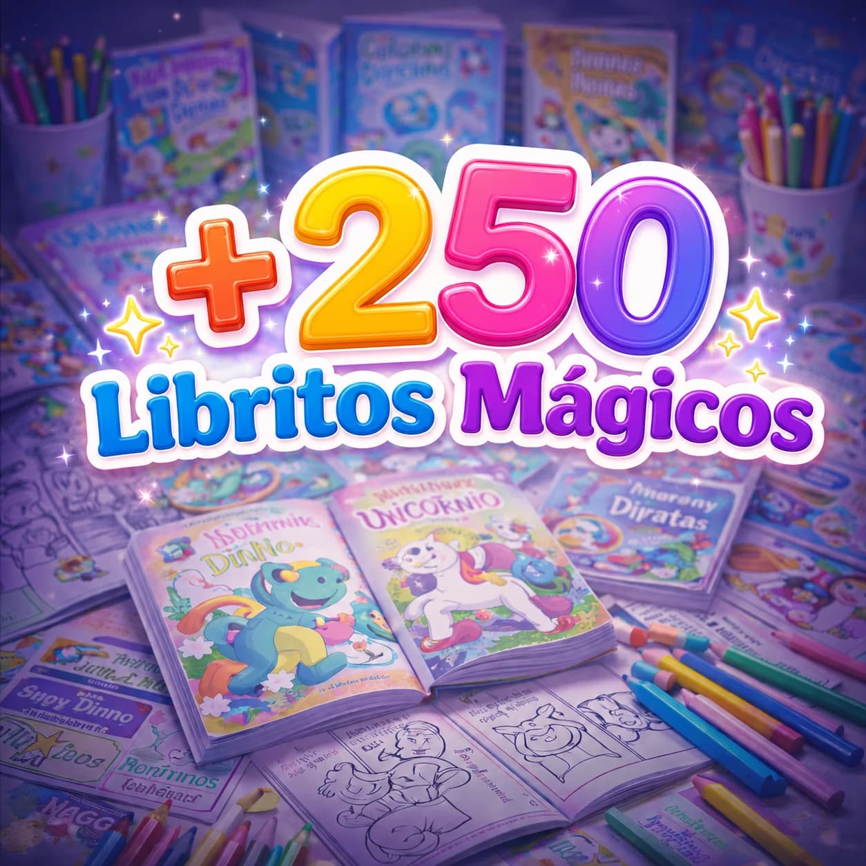 +250 Libritos Mágicos