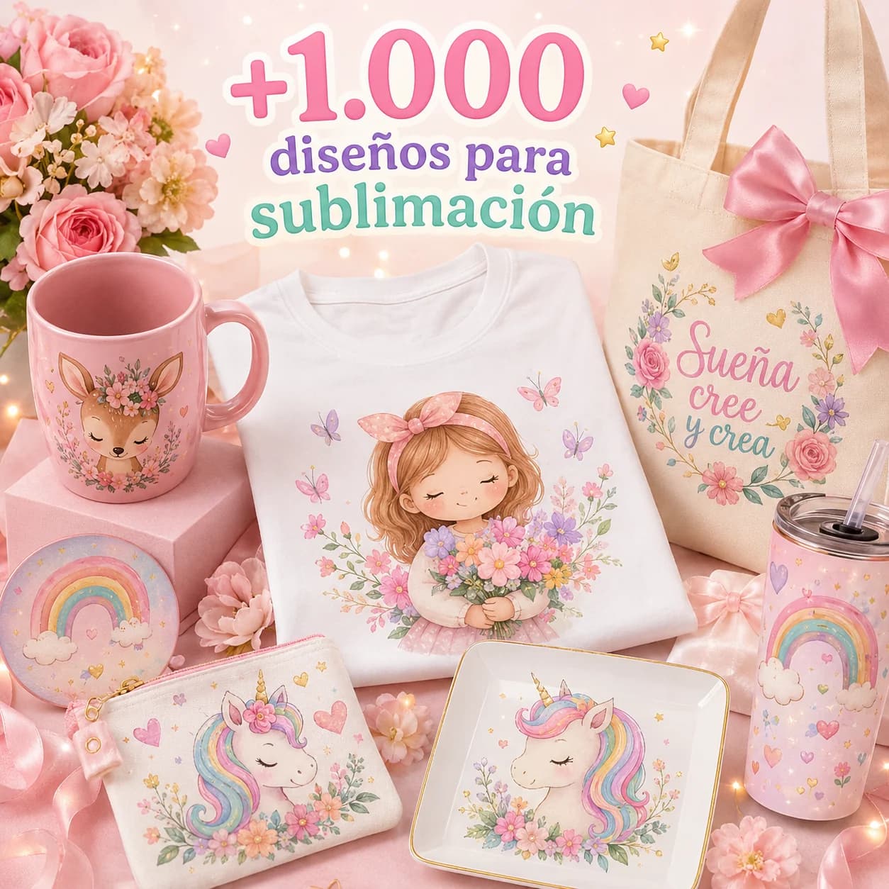 +1.000 Diseños de Sublimación