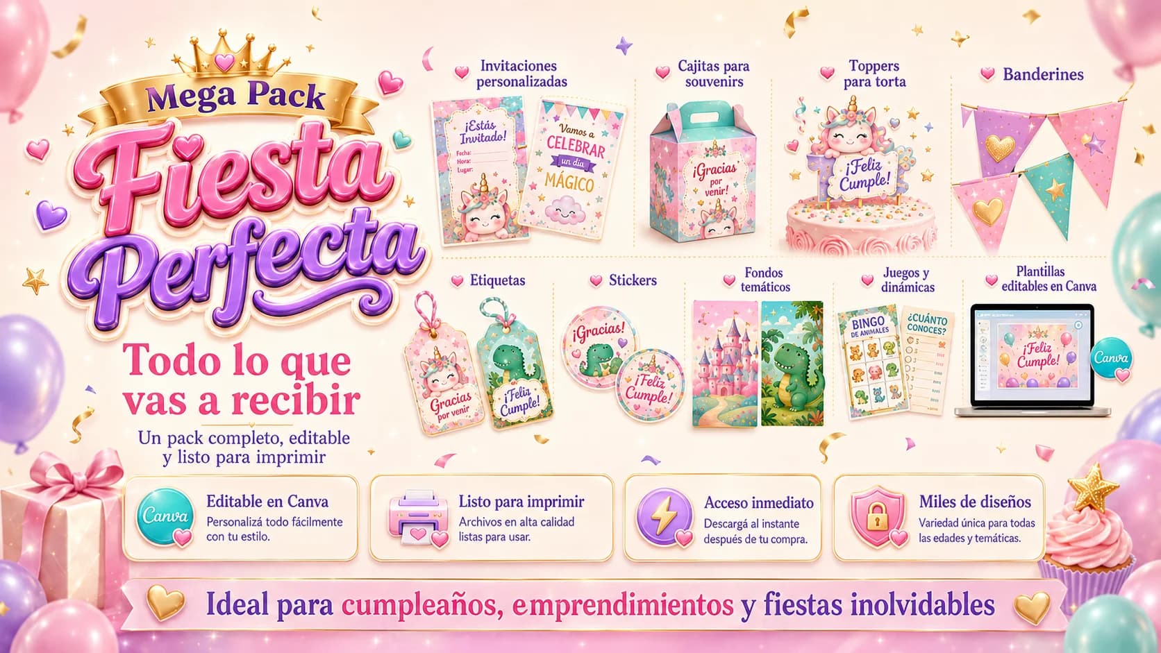 Mega Pack Fiesta Perfecta